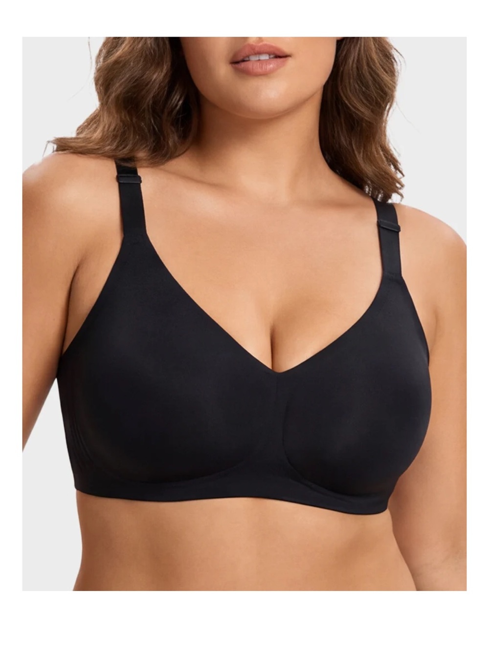 Shecurve Everyday Wireless Comfort Bra - Black